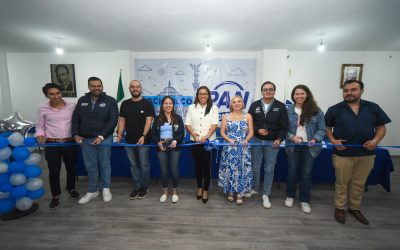 Inauguración de las nuevas oficinas del PAN en Xochimilco
