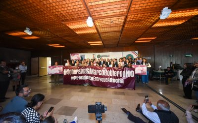 Conferencia de Prensa en San Lazaro