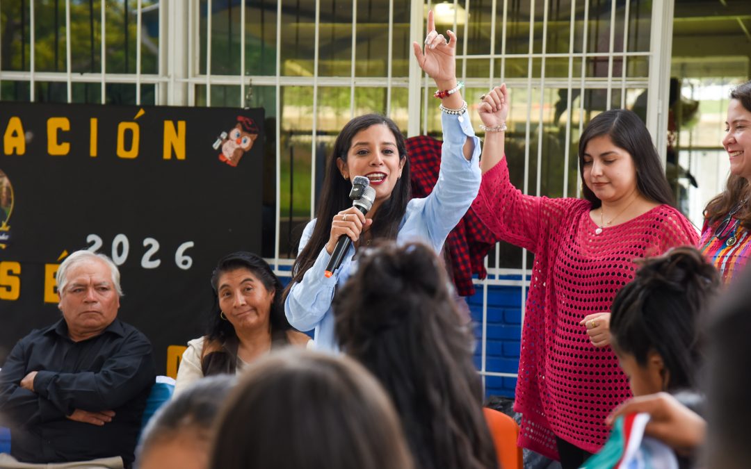 Clausura de cursos en escuela primaria del pueblo de Suchitepec, Oaxaca