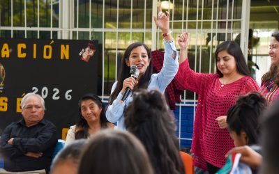 Clausura de cursos en escuela primaria del pueblo de Suchitepec, Oaxaca