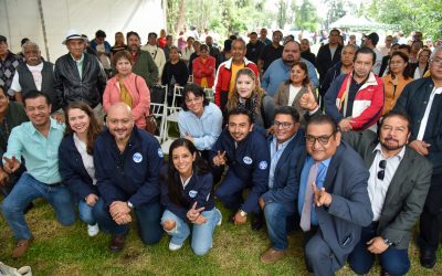 Reunión con vecinos de Tláhuac